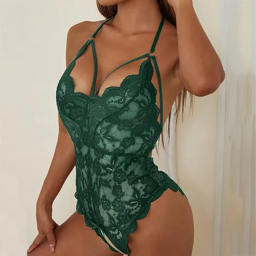 Vista 6 de Sexy Corset Lingerie for Women Exotic See Through Teddy Babydoll Pajama Womens Bodysuit Nightwear for Sex Naughty Play