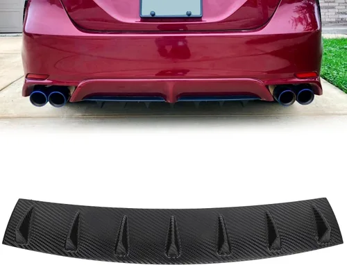 Vista 70 de SCITOO Alerón de borde de parachoques delantero mate negro para Ford Focus ST años 2013-2014 - Spoiler frontal de polipropileno