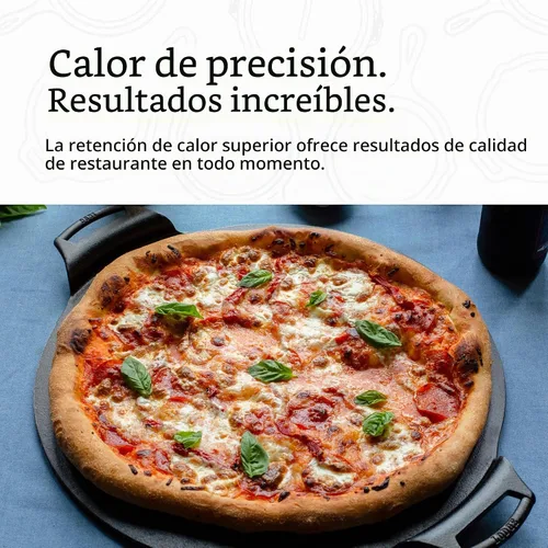 Vista 5 de Lodge - Sartén de pizza de hierro fundido de 15 pulgadas