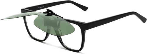 Vista 3 de JM - Gafas de sol polarizadas con clip sin marco para gafas de prescripción