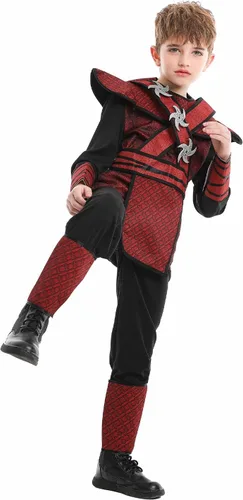 Vista 5 de Ninja Costume for Boys Kids for Halloween
