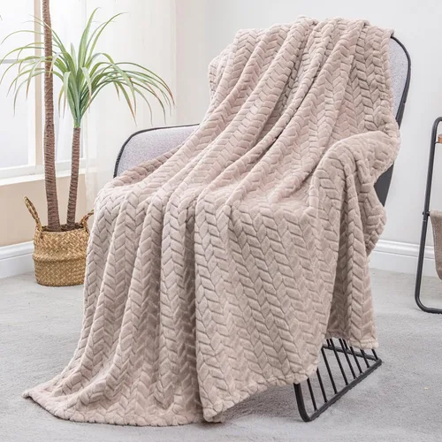 Vista 39 de Exclusivo Mezcla Manta de forro polar gris claro tamaño Queen para cama, 90 x 90 pulgadas, suave y acogedora manta decorativa 3D de franela