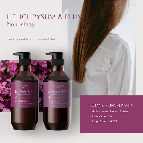 Vista 6 de Theorie Helichrysum & Plum - Acondicionador nutritivo - Para cabello seco y sobreprocesado, 13.5 fl oz