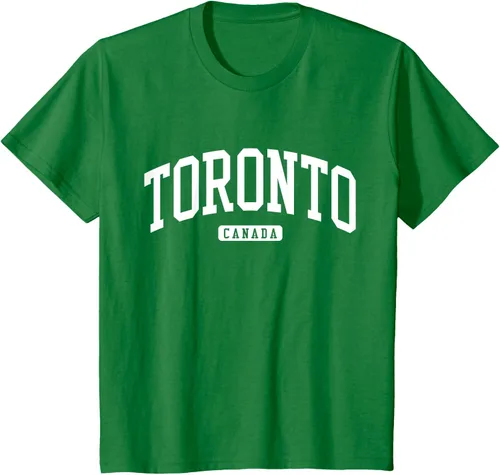 Vista 33 de Camiseta estilo universitario de Toronto Canada, Negro