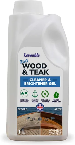 Vista 14 de EcoDecors Loveable - Botella de spray de aceite de teca de 24 onzas, paquete de 2 Perfect for teak patio furniture, shower benches, garden