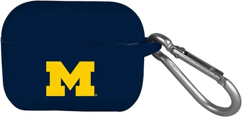 Vista 6 de Collegiate Ohio State Buckeyes - Funda de silicona para Apple AirPods Pro (1ª/2ª generación) con mosquetón