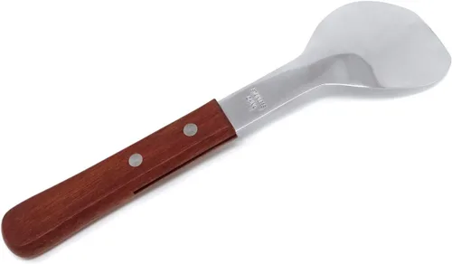 Vista 5 de Honbay Cuchara de helado de acero inoxidable con mango de madera para cocina