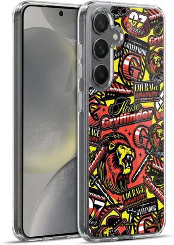 Vista 70 de Head Case Designs Officially Licensed Harry Potter Hogwarts Badge Up Gel Case [Military Grade Protection] Compatible with Samsung Galaxy A17 4G / 5G