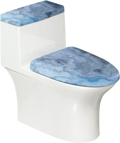Vista 36 de Juego de 2 Fundas de Asiento de Inodoro con Hojas de Arce de Otoño, Juego de Fundas de Tapa de Tanque de Inodoro con Hojas de Arce Impresas