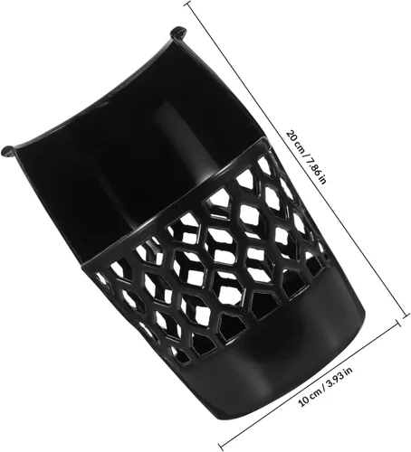 Vista 2 de Cesta de billar de plástico para mesa de billar, soporte de red de bola de gota, contenedor de almacenamiento de billar resistente para atrapar