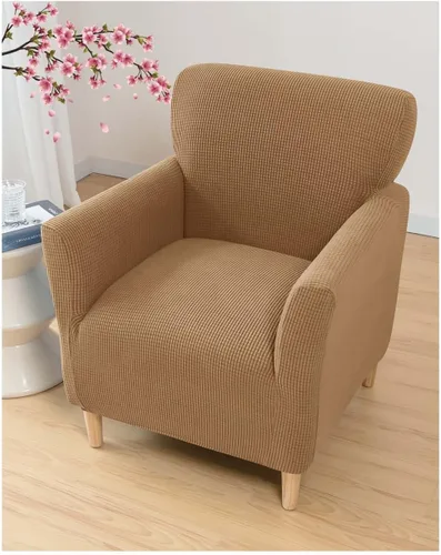 Vista 35 de Fundas elásticas para sillón de sala de estar, fundas protectoras para perros, mascotas y niños, diseño de jacquard con patrón de 1 asiento pequeño