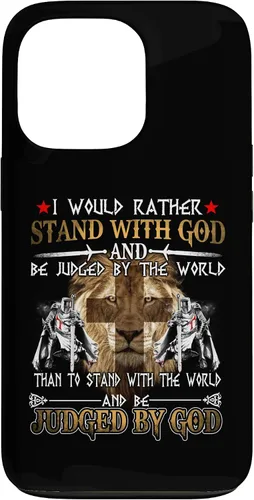 Vista 10 de I Would Rather Stand with God Knight Templar Case for iPhone 17