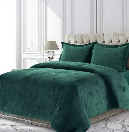 Vista 11 de Sheets N More Fundas de almohada de terciopelo suaves y transpirables, 2 fundas de almohada, tamaño King (20 x 40 pulgadas), color negro, liso