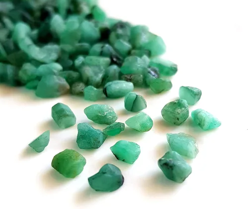 Vista 5 de RARE GEMSTONE Piedra preciosa natural esmeralda en bruto Piedra preciosa esmeralda suelta Piedra preciosa en bruto para hacer joyas