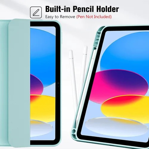 Vista 3 de ProCase Funda para iPad (A16) de 11ª Generación de 11 Pulgadas 2025/iPad de 10ª Generación de 10.9 Pulgadas 2022 con Soporte para Lápiz, Funda