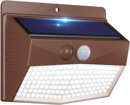 Vista 9 de Peasur 1 paquete de luces solares con sensor de movimiento para exteriores