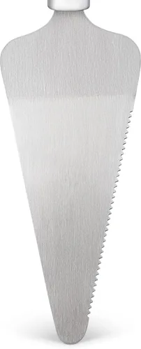 Vista 5 de Culinare Naturals C70011 - Cortador de tartas Bambú sostenible/acero inoxidable (L) 10.630 in x 2.559 in Cortador de pasteles, cortador