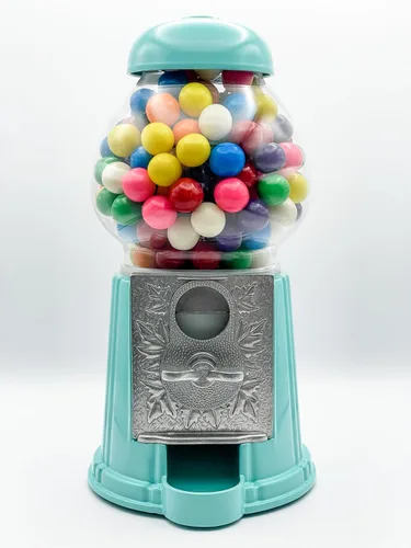 Vista 23 de Máquina clásica de chicle/dispensador de dulces, 9 pulgadas - negro