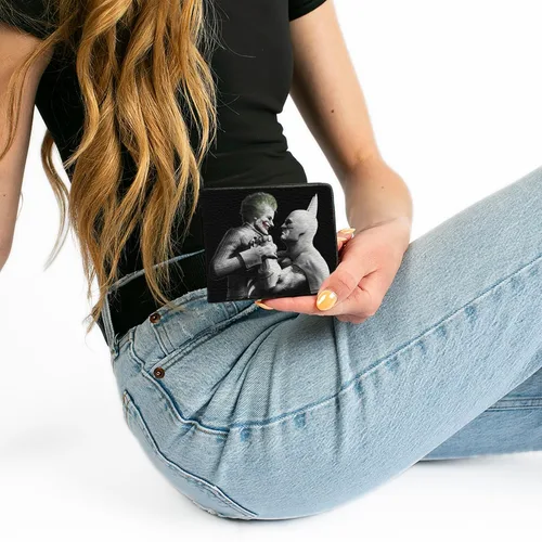 Vista 15 de Buckle-Down Billetera bi plegable de Pu Bifold-Batman para hombre