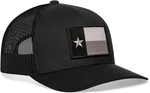 Vista 29 de HAKA Gorra de béisbol unisex con diseño de bandera del estado Gorra de béisbol de malla de camionero