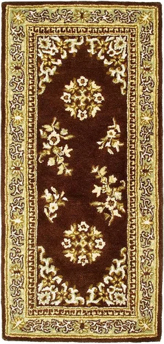 Vista 11 de Minuteman International Alfombra de lana oriental beige rectangular