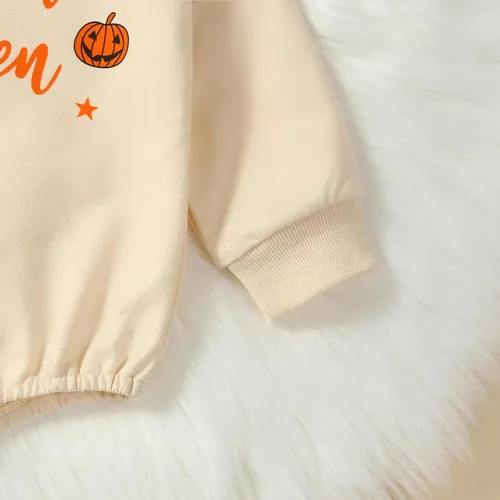 Vista 5 de Sudadera para bebé, niña, niño, Halloween, Acción de Gracias, Navidad, traje de manga larga, ropa de otoño e invierno