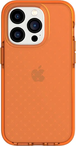 Vista 13 de Tech21 iPhone 14 Pro Max Evo Check – Funda protectora delgada y absorbente de golpes con protección FlexShock Multi-Drop de 16 pies y botones