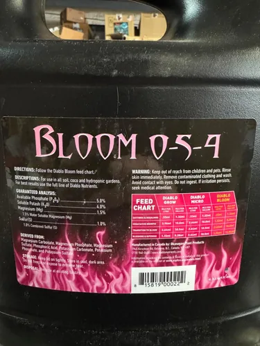 Vista 7 de Micro, Grow and Bloom Botellas de 4 litros - 1 de cada una