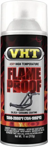 Vista 14 de VHT SP117 Pintura en aerosol de muy alta temperatura con revestimiento ignífugo - Acabado plano de aluminio - Lata de aerosol de 11 oz