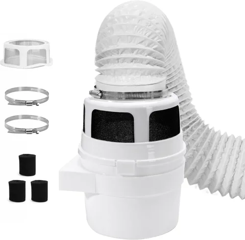 Vista 10 de Kit de ventilación para secadora interior 3 en 1 con trampa para pelusas y filtro de agua para secadora eléctrica