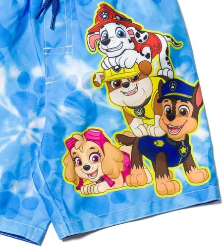 Vista 4 de Paw Patrol Rubble Marshall Chase Skye - Traje de baño para niños pequeños a niños pequeños