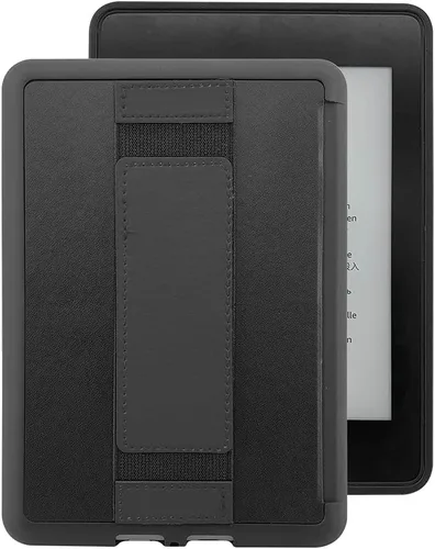 Vista 9 de Funda para Kindle Paperwhite 5 (se adapta a la nueva 11ª generación 2021) - Funda resistente a prueba de golpes con correa de mano (negro)