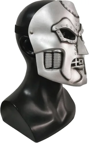 Vista 2 de Máscara de látex de médico, disfraz de cuatro fantásticos, casco para adultos
