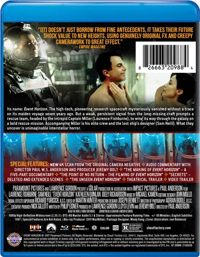 Vista 3 de Event Horizon Blu-ray