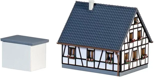 Vista 2 de Faller 282760 - Kit de construcción a escala Z con entramado de madera, azul