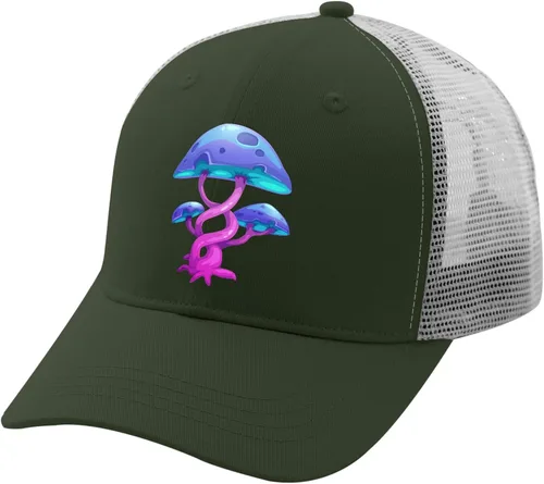 Vista 2 de Hat Fantasy Cartoon Mushroom Dad Hat for Men Vintage Hat Adjustable