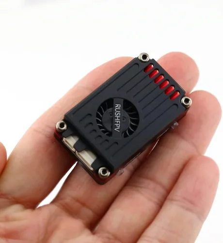 Vista 3 de Tanque Rush VTX 2.5 W MAX Solo VTX 5.8G FPV Transmisor CNC Shell largo alcance para RC Drone MultiRotor FPV Racing