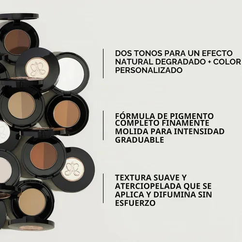 Vista 5 de Anastasia Beverly Hills - Dúo de polvo para cejas Marrón cenizo