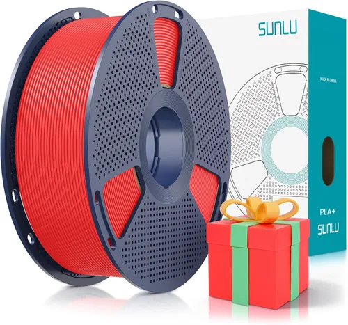 Vista 47 de SUNLU - Filamento PLA Plus para impresora 3D, 1.75 mm, bobina de 1 kg (2.2 lb), enrollado de forma ordenada, precisión dimensional ±0.02 mm