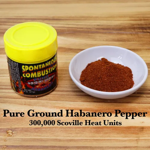 Vista 2 de Pimienta habanero de combustión espontánea - Regalo definitivo de pimienta - Prueba si te atreves!