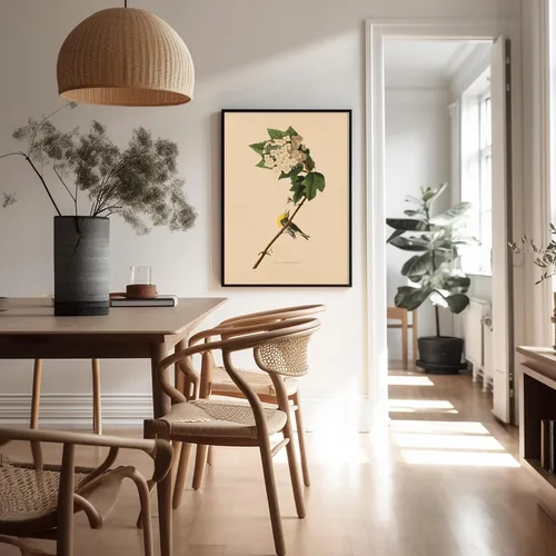 Vista 72 de Poster Master Póster Vintage de Titmouse Canadiense - Impresión Retro de Aves de América - Arte de Aves - Regalo para Hombres, Mujeres y Amantes