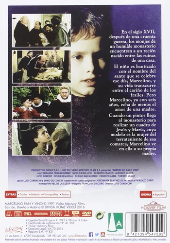 Vista 2 de Marcelino pan y vino 1991 Non-usa Format Pal -Import- Spain