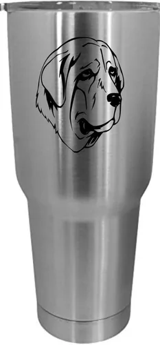 Vista 404 de Cairn Terrier - Vaso grabado con temática de perro, 30 onzas