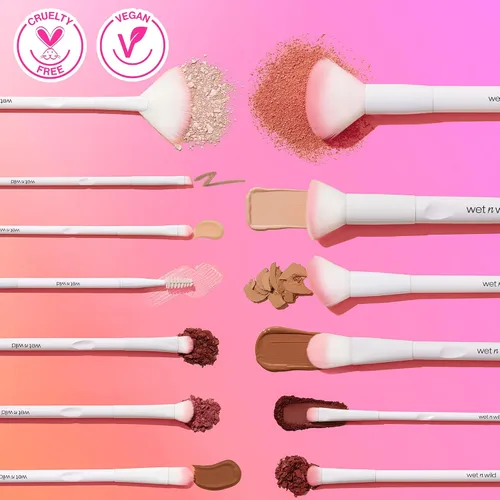 Vista 5 de wet n wild Pincel para Pliegue del Ojo, Difuminado Cónico Impecable, Fibras Sintéticas Suaves, Mango Ergonómico para Control de Precisión Cómodo