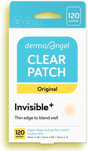 Vista 12 de DERMA ANGEL Parches grandes para espinillas para nariz, mentón y frente, poros de brotes y tratamiento de manchas, parches para acné hidrocoloide