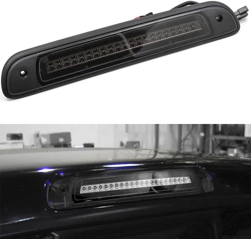 Vista 4 de Tundra LED 3ª luz de freno para Toyoto Tundra 2000 2001 2002 2003 2004 2005 2006 rojo/blanco LED de alto montaje lámpara de parada trasera central