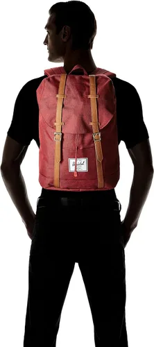 Vista 5 de Herschel Retreat - Mochila, marrón claro (Winetasting CrosshatchTan Synthetic Leather)), 10066-01158
