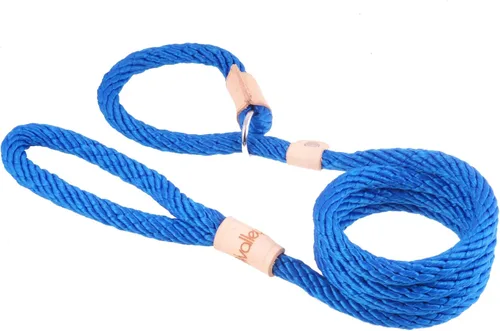 Vista 38 de Alvalley Correas de cuerda para perros con tapón, correas antideslizantes para mascotas para perros, correa suave trenzada sin tirones, ajustable