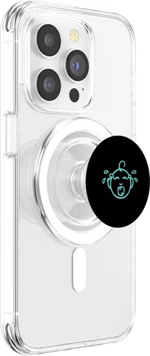 Vista 3 de Divertido y lindo bebé llorando - PopSockets MagSafe PopGrip para iPhone