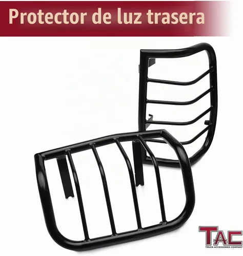 Vista 3 de TAC - Protector de luz trasera para Toyota 4Runner TLG 1996-2002, luz trasera negra, 1 par
